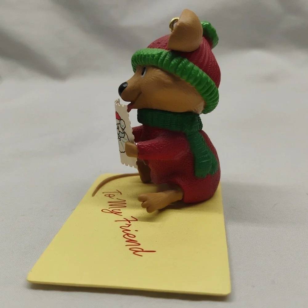 Vintage Hallmark Keepsake Ornament-Handle with Care 1999‎ Christmas Mouse